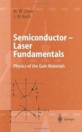 book Semiconductor-Laser Fundamentals: Physics of the Gain Materials