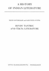 book A History of Indian Literature, Volume II: Epic and Sanskrit Religious Literature, Fasc. 2: Hindu Tantric and Śākta Literature