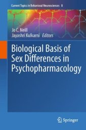 book Biological Basis of Sex Differences in Psychopharmacology