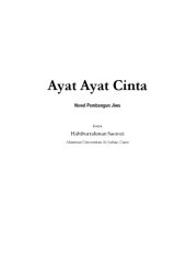 book Ayat-ayat cinta