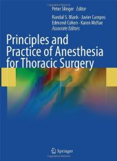 book Principles and Practice of Anesthesia for Thoracic Surgery