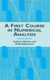 book A First Course in Numerical Analysis, Second Edition