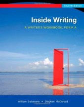 book Inside Writing : A Writer’s Workbook, Form A,  Seventh Edition