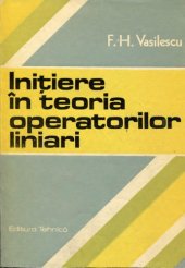 book Iniţiere în teoria operatorilor liniari