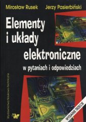 book Elementy i układy elektroniczne w pytaniach i odpowiedziach