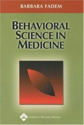 book Behavioral Science in Medicine