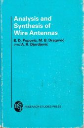 book Analysis and Synthesis of Wire Antennas (Electronic & Electrical Engineering Research Studies)