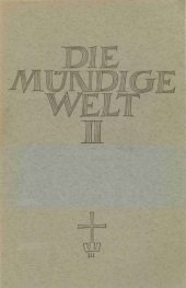 book Die mündige Welt II. Weißensee, Verschiedenes