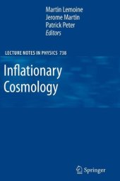 book Inflationary Cosmology (Lecture Notes in Physics)