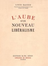 book L'aube d'un nouveau libéralisme