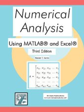 book Numerical analysis using MATLAB and Excel