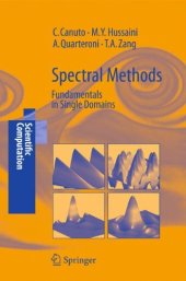 book Spectral methods: fundamentals in single domains