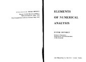 book Elements of numerical analysis 