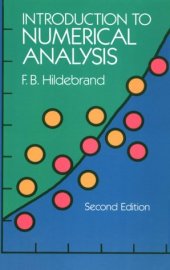 book Introduction to numerical analysis