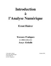 book Introduction a l'analyse numerique. Travaux pratique