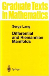 book Differential and Riemannian Manifolds