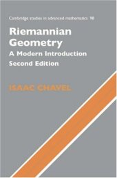 book Riemannian geometry: a modern introduction