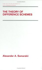 book The theory of difference schemes