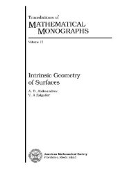 book Intrinsic geometry of surfaces