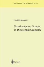 book Transformation groups in differential geometry