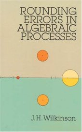 book Rounding errors in algebraic processes