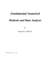 book Fundamental numerical methods and data analysis