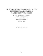 book Numerical solution of partial differential equations (MA3243)