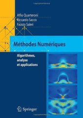 book Méthodes Numériques: Algorithmes, analyse et applications 