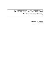 book Scientific Computing. An Introductory Survey