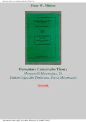 book Elementary catastrophe theory 