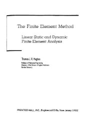 book The finite element method: linear static and dynamic finite element analysis