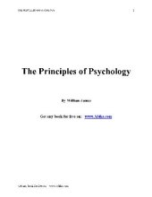 book The Principles of Psychology vol 1,2