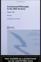 book Routledge History of Philosophy. 20th Century Continental Philosophy