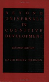 book Beyond Universals in Cognitive Development, Second Edition