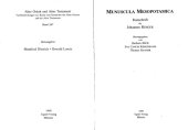 book Munuscula Mesopotamica: Festschrift für Johannes Renger