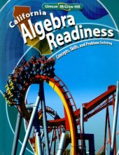 book California Algebra Readiness: Concepts, Skills, and Problem Solving