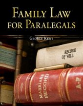 book Family Law for Paralegals