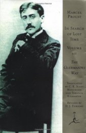 book In Search of Lost Time, Vol. 3: The Guermantes Way