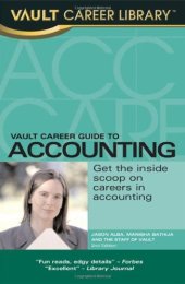 book Vault career guide to accounting