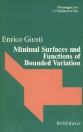 book Minimal Surfaces and Functions of Bounded Variation