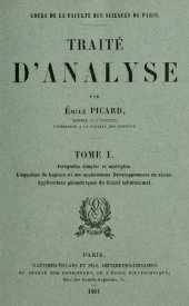 book Traité d'analyse, tome 1