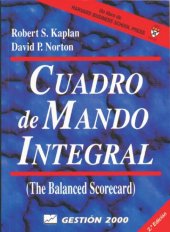 book El cuadro de mando integral (The balanced scorecard)