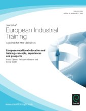 book Journal Of European Industrial Training A Journal For HRD Specialists European Vocational Education And Training: Concepts, Experiences And Prospects , Volume 32 Number 2-3