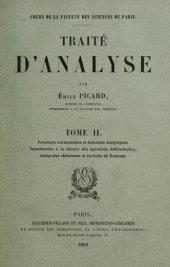 book Traité d'analyse, tome 2