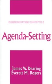 book Agenda-Setting (Communication Concepts)