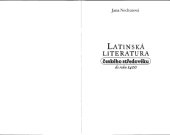 book Latinská literatura českého středověku do roku 1400