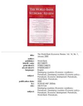 book World Bank Economic Review