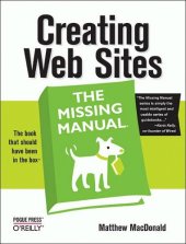 book Creating Web Sites: The Missing Manual