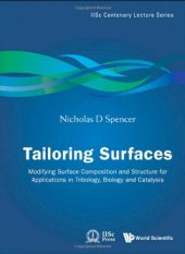 book Tailoring Surfaces: Modifying Surface Composition and Structure for Applications in Tribology, Biology and Catalysis (IISC Centenary Lecture Series)