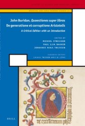 book John Buridan Quaestiones super libros De generatione et corruptione Aristotelis